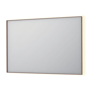 Bad&Design Spejle SP32 spejl med indirekte LED i børstet kobber - 120x4x80