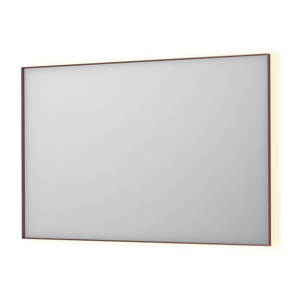 Bad&Design Spejle SP32 spejl med indirekte LED i børstet kobber - 120x4x80