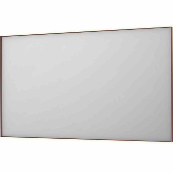 Bad&Design Spejle SP32 spejl med indirekte LED i børstet kobber - 140x4x80
