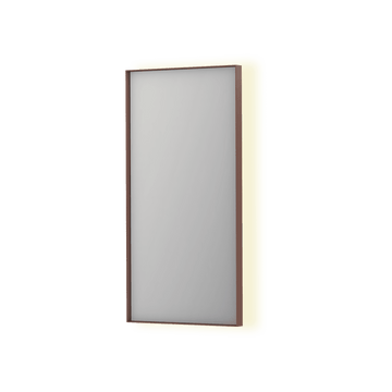Bad&Design Spejle SP32 spejl med indirekte LED i børstet kobber - 40x4x80