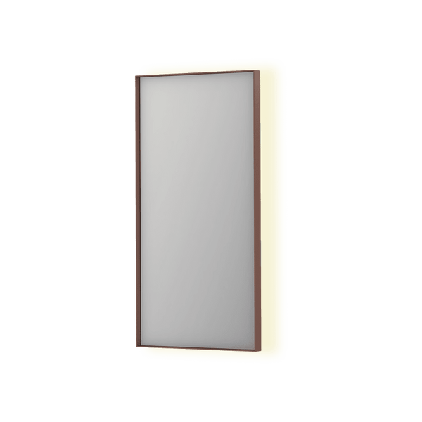 Bad&Design Spejle SP32 spejl med indirekte LED i børstet kobber - 40x4x80