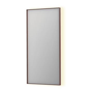 Bad&Design Spejle SP32 spejl med indirekte LED i børstet kobber - 50x4x100