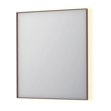 Bad&Design Spejle SP32 spejl med indirekte LED i børstet kobber - 70x4x80