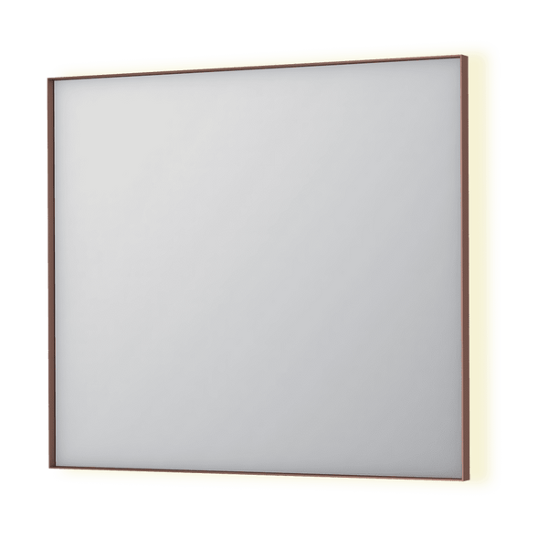 Bad&Design Spejle SP32 spejl med indirekte LED i børstet kobber - 90x4x80