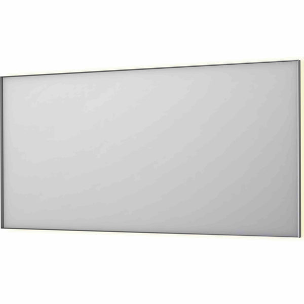 Bad&Design Spejle SP32 spejl med indirekte LED i børstet mat guld - 160x4x80