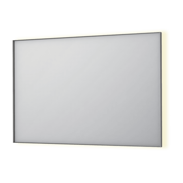 Bad&Design Spejle SP32 spejl med indirekte LED i børstet rustfri stål - 120x4x80