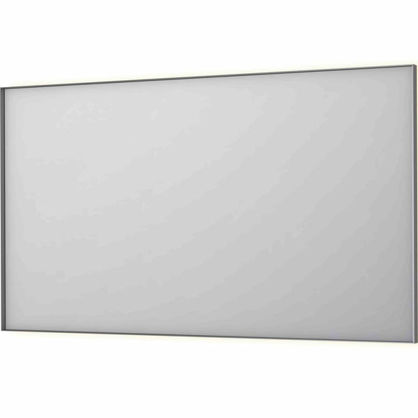 Bad&Design Spejle SP32 spejl med indirekte LED i børstet rustfri stål - 140x4x80