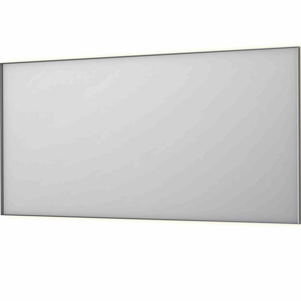 Bad&Design Spejle SP32 spejl med indirekte LED i børstet rustfri stål - 160x4x80