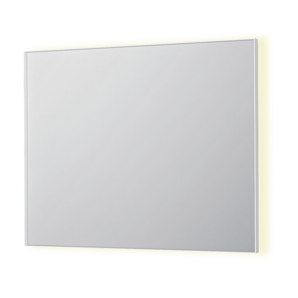 Bad&Design Spejle SP32 spejl med indirekte LED i mathvid - 100x4x80