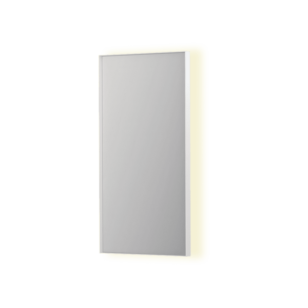 Bad&Design Spejle SP32 spejl med indirekte LED i mathvid - 40x4x80