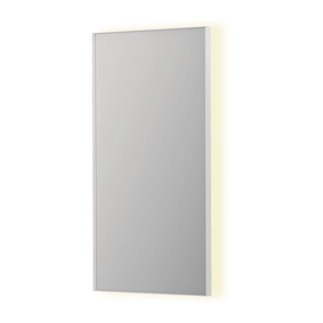 Bad&Design Spejle SP32 spejl med indirekte LED i mathvid - 50x4x100