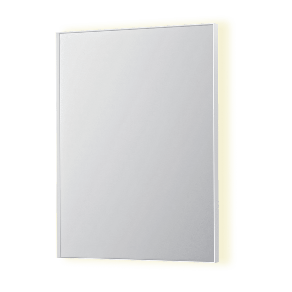 Bad&Design Spejle SP32 spejl med indirekte LED i mathvid - 60x4x80