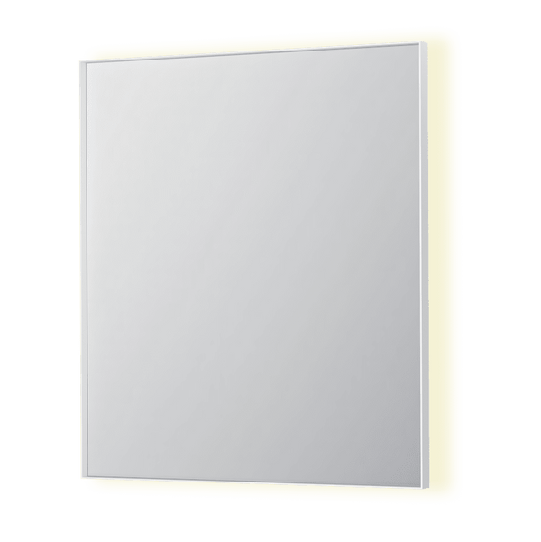 Bad&Design Spejle SP32 spejl med indirekte LED i mathvid - 70x4x80