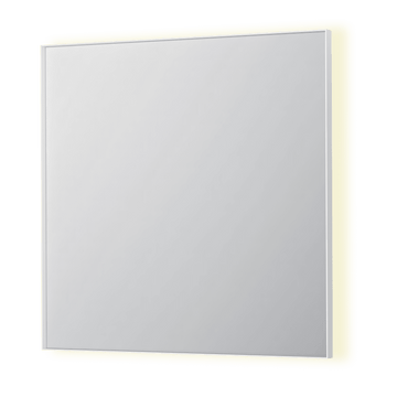 Bad&Design Spejle SP32 spejl med indirekte LED i mathvid - 80x4x80