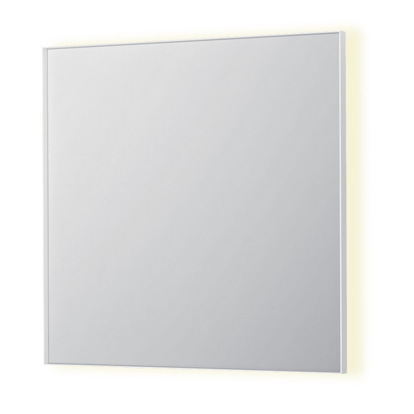 Bad&Design Spejle SP32 spejl med indirekte LED i mathvid - 80x4x80