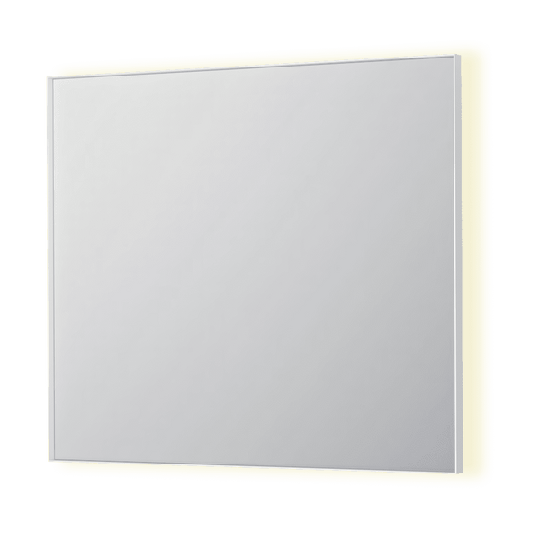 Bad&Design Spejle SP32 spejl med indirekte LED i mathvid - 90x4x80