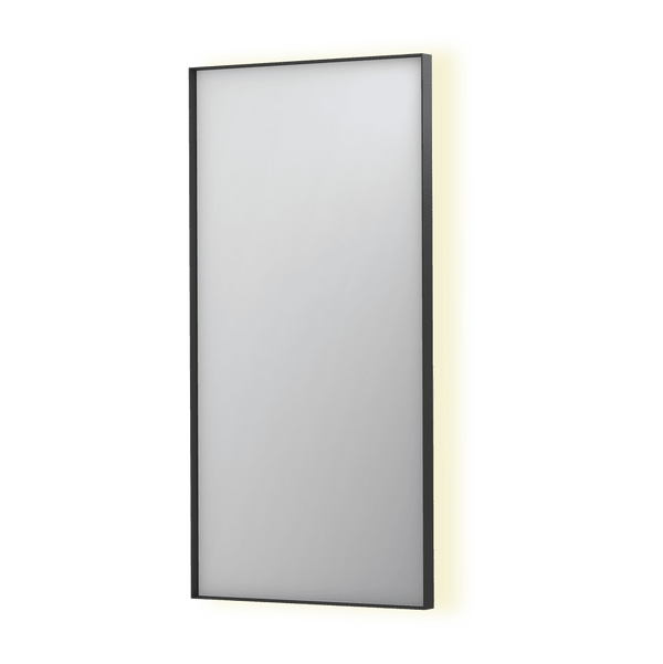 Bad&Design Spejle SP32 spejl med indirekte LED i matsort - 50x4x100