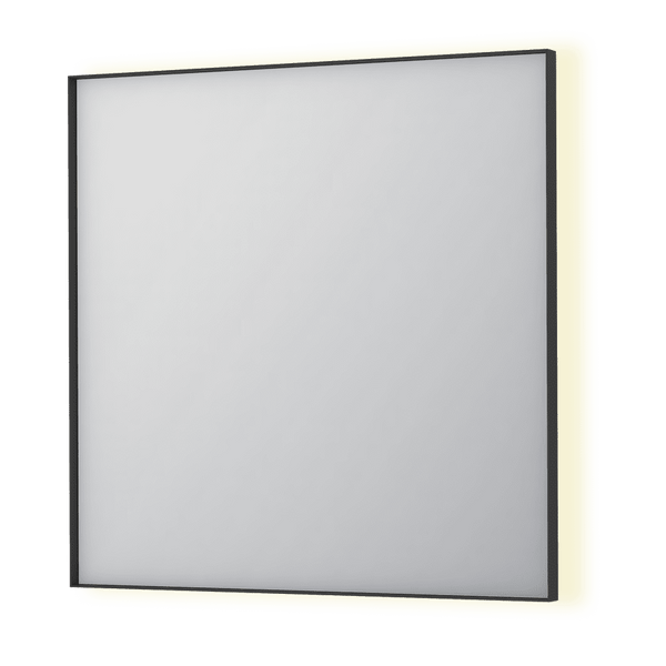Bad&Design Spejle SP32 spejl med indirekte LED i matsort - 80x4x80