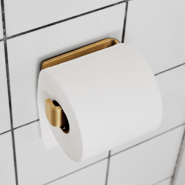 Bastant Design Tilbehør Bastant Design toiletrulleholder, venstrevendt - børstet messing