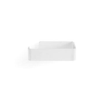 Bastant Design Tilbehør Bastant Design toiletrulleholder, venstrevendt - mat hvid