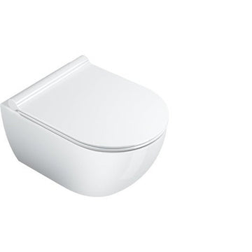 Catalano Catalano Sfera54 Newflush vægtoilet uden skyllekant - 50x35cm - hvid porcelæn