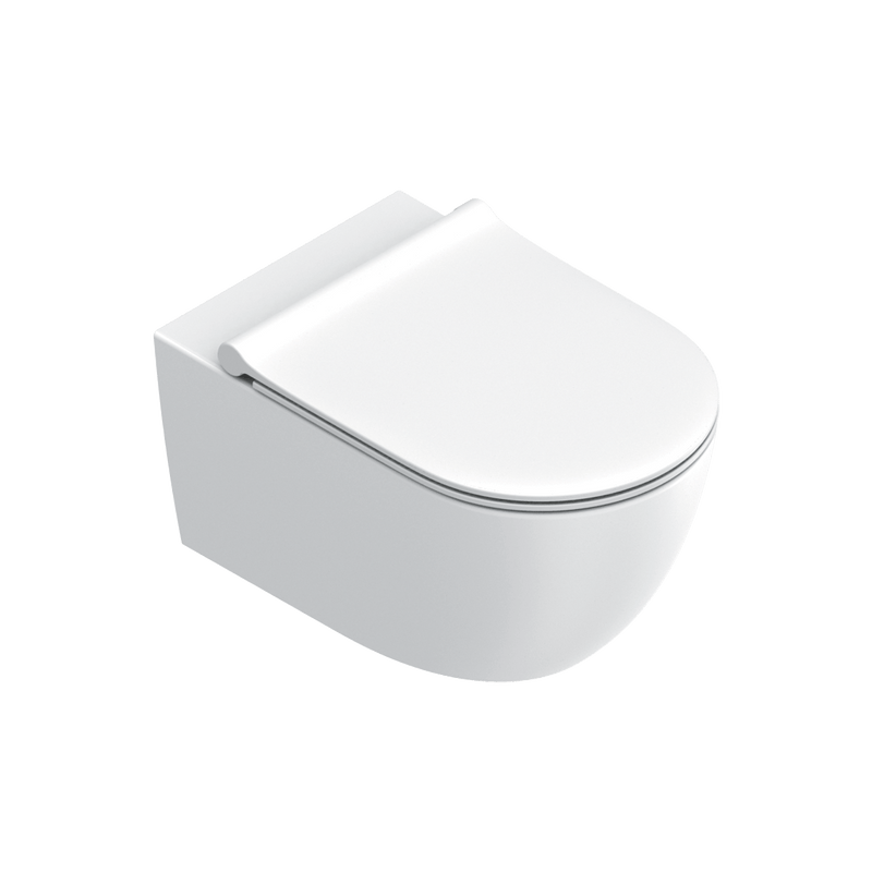 Catalano Toiletter Catalano SFERA55 Silentech Vægskål - 55x35cm - Bianco Satinato