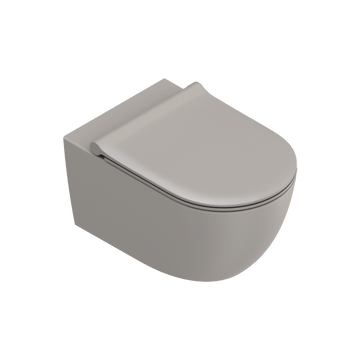 Catalano Toiletter Catalano SFERA55 Silentech Vægskål - 55x35cm - Tortora Satinato