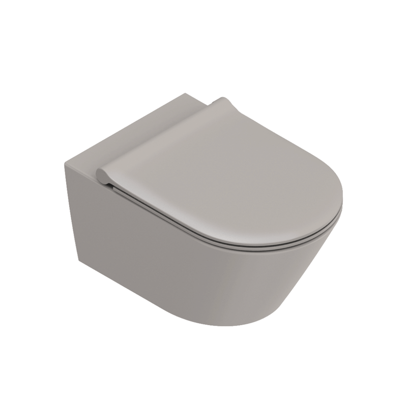 Catalano Toiletter Catalano Zero vægtoilet med newflush - 55x35cm - cement