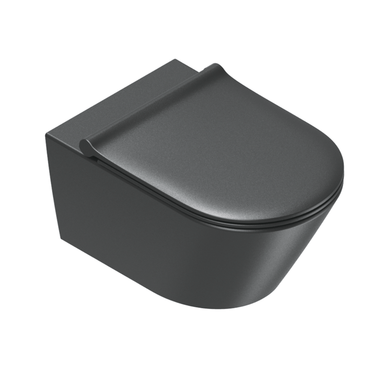 Catalano Toiletter Catalano Zero vægtoilet med newflush - 55x35cm - mat sort