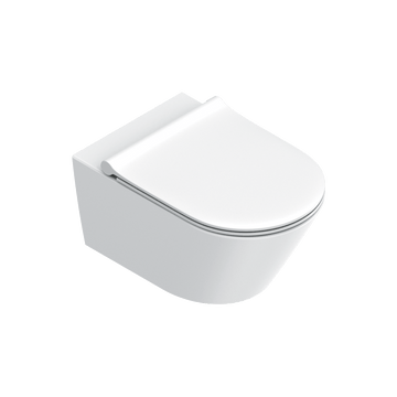Catalano Toiletter Catalano ZERO55R Newflush Vægskål 55x35cm - Bianco Satinato
