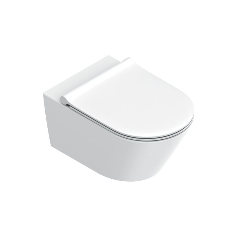 Catalano Toiletter Catalano ZERO55R Newflush Vægskål 55x35cm - Bianco Satinato