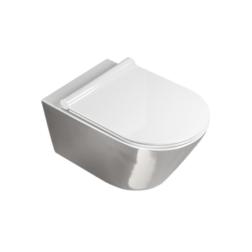 Catalano Toiletter Catalano ZERO55R Newflush Vægskål 55x35cm - hvid/sølv