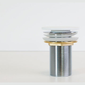 Copenhagen Bath Tilbehør Copenhagen Bath Bundventil Acovi flad - mat hvid