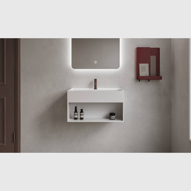 Copenhagen Bath Håndvaske Copenhagen Bath Modul 60 med hylde - mat hvid