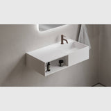 Copenhagen Bath Håndvaske Copenhagen Bath Modul 80 SH højre med hylde - mat hvid