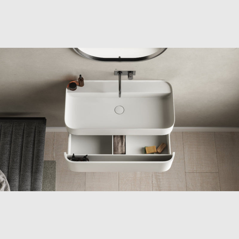 Copenhagen Bath Håndvaske Copenhagen Bath Yuno CA 80 - mat hvid