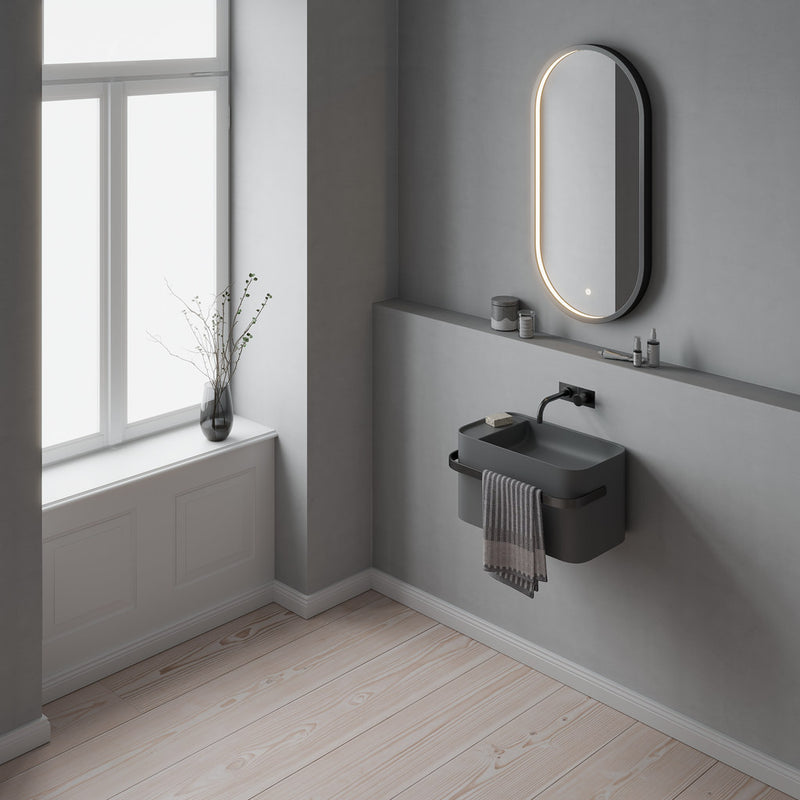 Copenhagen Bath Håndvaske Copenhagen Bath Yuno Rail 55 - grå