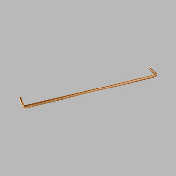 d line Tilbehør d line Knud Holscher håndklædestang - 14x450mm - børstet kobber