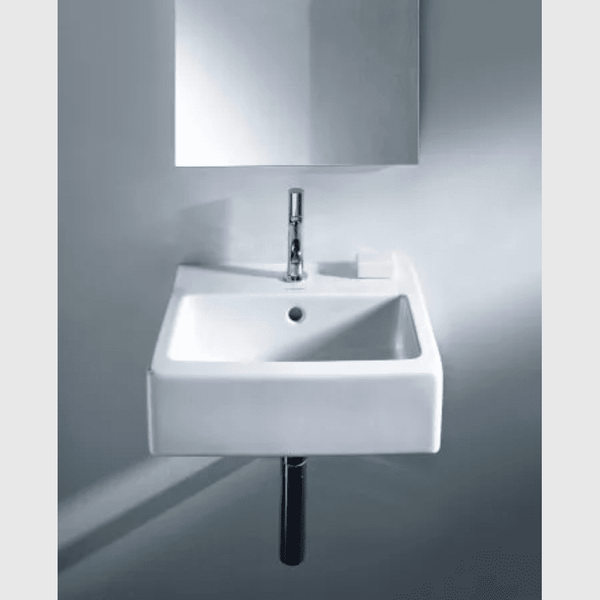 Duravit Håndvaske Duravit Vero håndvask 45x35cm med hanehul og overløb - WonderGliss - hvid porcelæn