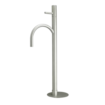 Frostline Udendørs Frostline DUO fritstående vandpost F004 - glasblæst rustfrit stål