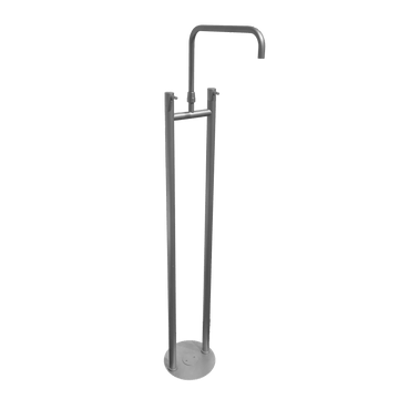 Frostline Udendørs Frostline EQI fritstående badekararmatur 5080-1-101 - glasblæst rustfrit stål