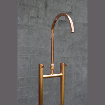 Frostline Udendørs Frostline EQI fritstående badekararmatur 5080-1-107 - kobber