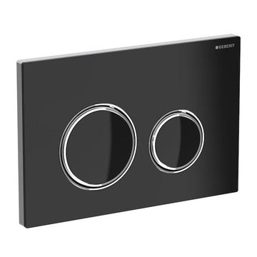 Geberit Trykplader Geberit Sigma 21 betjeningsplade - sort/blank forkromet.