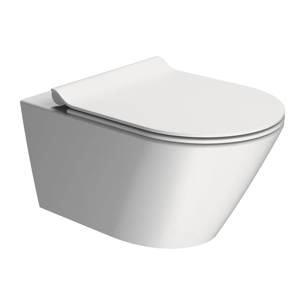 GSI Toiletter GSI Kube X vægtoilet - 55x36cm - mat hvid