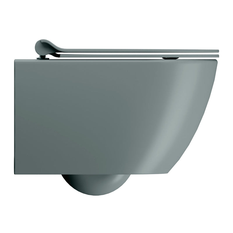 GSI Toiletter GSI Pura kompakt vægtoilet m. Swirlflush - 50x36cm - agave mat