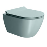 GSI Toiletter GSI Pura kompakt vægtoilet m. Swirlflush - 50x36cm - ghiaccio mat