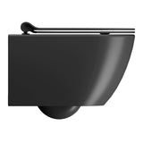 GSI Toiletter GSI Pura kompakt vægtoilet m. Swirlflush - 50x36cm - mat sort