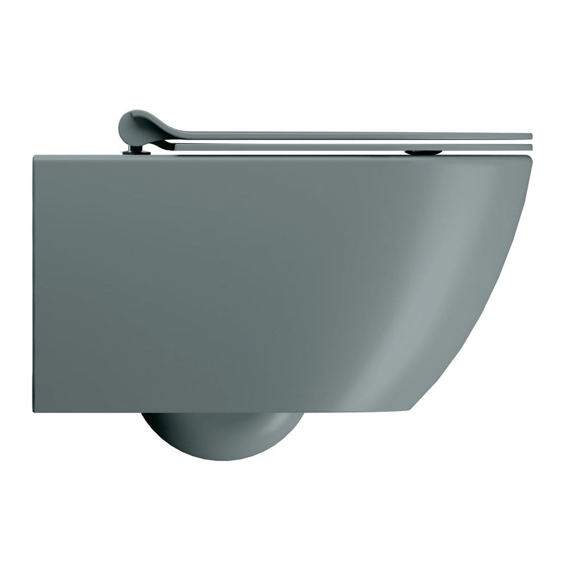 GSI Toiletter GSI Pura vægtoilet m. Swirlflush - 55x36cm - agave mat