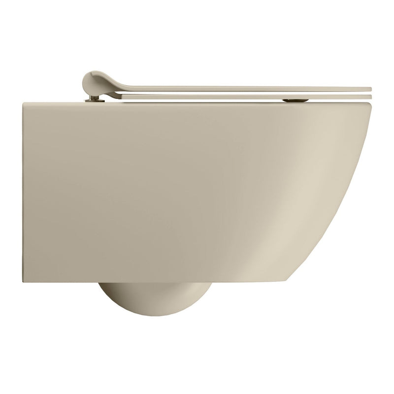 GSI Toiletter GSI Pura vægtoilet m. Swirlflush - 55x36cm - creta mat