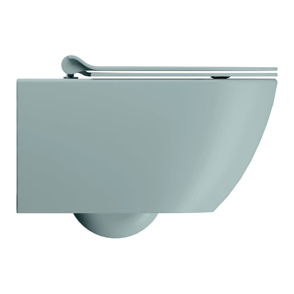 GSI Toiletter GSI Pura vægtoilet m. Swirlflush - 55x36cm - ghiaccio mat